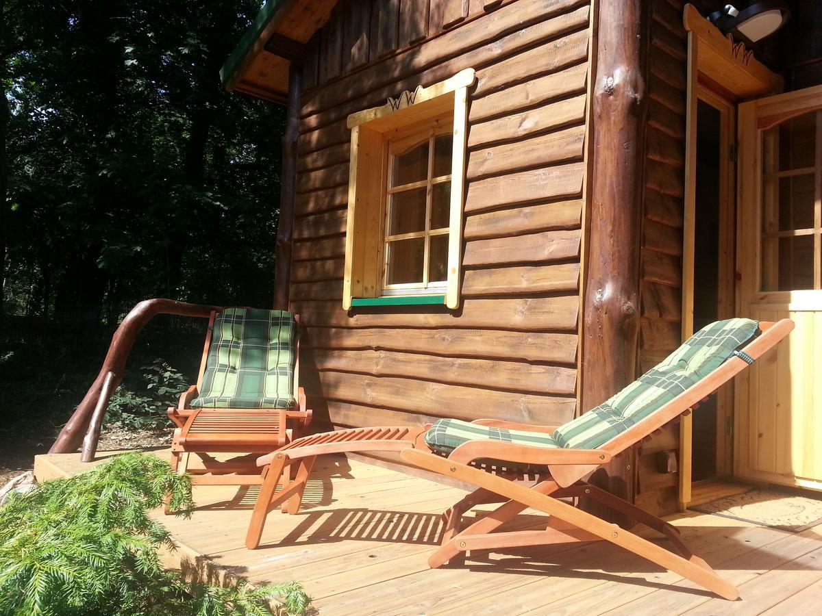 Holzhaus Waldwichtel Am Wald Und See Neuruppin Eksteriør billede